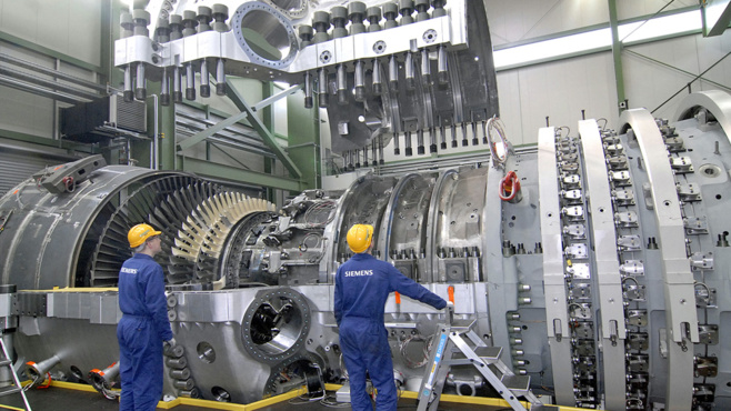 Chaque turbine à gaz de Siemens comprend 5000 capteurs