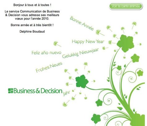 Les pros du décisionnel vous présentent leurs meilleurs voeux Les pros du décisionnel vous présentent leurs meilleurs voeux
