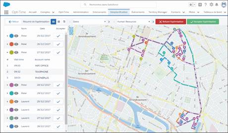 #SalesforceTour : GEOCONCEPT dévoile Opti-Time for Salesforce 4.0 pour aider les managers à améliorer la performance commerciale de leur entreprise