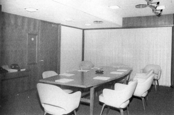 The Situation Room, circa 1962 (Kennedy Library)