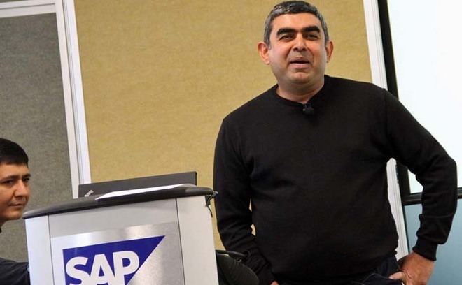 Dr. Vishal Sikka, le 7 mars au SAP Startup Forum - Photo SAP