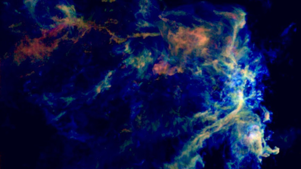 Emission du monoxyde de carbone dans le nuage Orion B © J. Pety/ORION-B Collaboration/IRAM