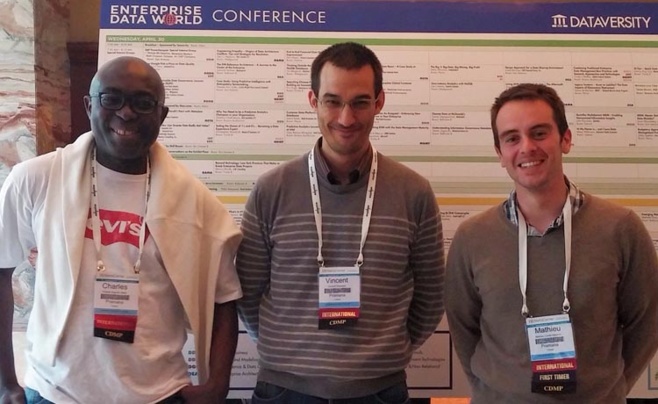 De gauche à droite : Charles NGANDO BLACK, Vincent GIVAUDAN, Mathieu CONTE-MAIORINO De gauche à droite : Charles NGANDO BLACK, Vincent GIVAUDAN, Mathieu CONTE-MAIORINO