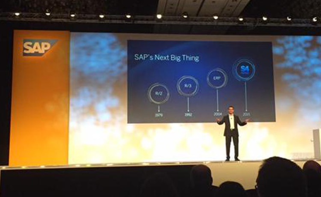 Bill McDermott, CEO de SAP, présente S4 HANA depuis Barcelone