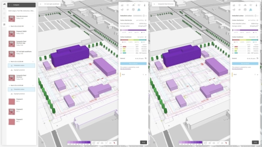 Autodesk lance un nouvel outil d’analyse du carbone total pour un environnement bâti plus durable