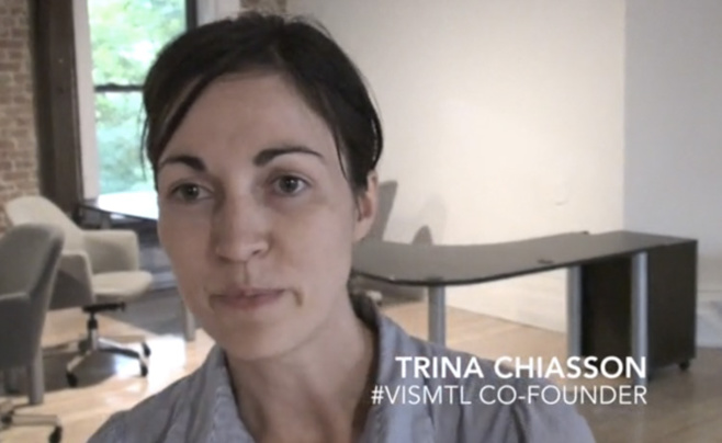 Trina Chiasson a également co-fondé le meetup #VISMTL à Montréal Trina Chiasson a également co-fondé le meetup #VISMTL à Montréal