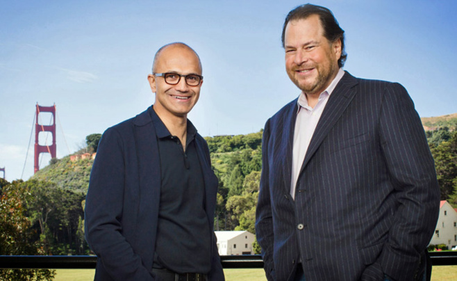 Les patrons de Microsoft et Salesforce, nouveaux actionnaires stratégiques de Informatica