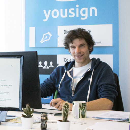 Antoine Louiset, co-fondateur de Yousign