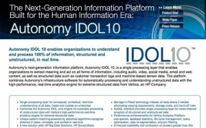 Autonomy présente une plateforme de nouvelle génération adaptée à l’ère « des informations générées par l’Homme »