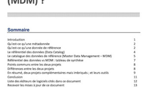 Note de recherche : Différencier le Data Catalog, et le Master Data Management (Contenu Premium)
