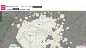 RichAnalysis présente ‘Around-Me’, le 1er service de géolocalisation en temps de trajet