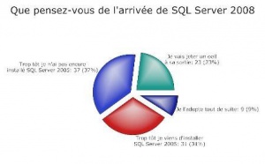 Sondage : Pour 68 % des entreprises, Microsoft SQL Server 2008 arrive trop tôt !